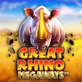 Great Rhino Megaways slot visual from Pragmatic Play available on shotzcasino-fi.com